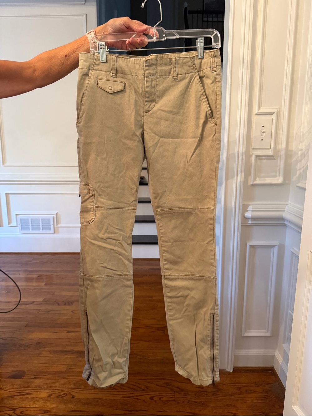 Women’s daughters of liberation Tan Utility Cargo Pants